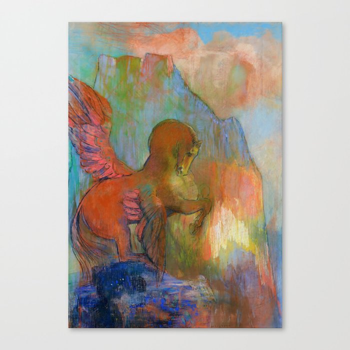 Odilon Redon "Pegasus" Canvas Print