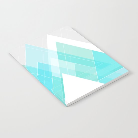 Icy Grey Mountains Notebook