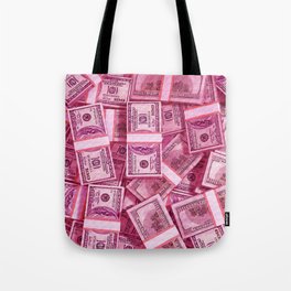 Pink Monies Tote Bag