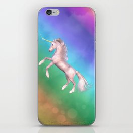 Rainbowdreams White Beauty Unicorn iPhone Skin