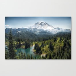 Mountain, Scenic, Rainier, Eunice Lake, National Park, Parks 2016 Canvas Print