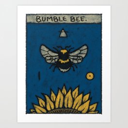 bumble bee Art Print