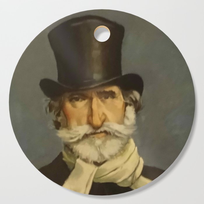 Giovanni Boldini - portrait of Verdi Cutting Board