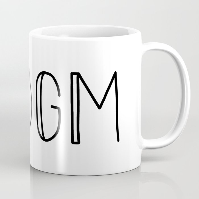 SSDGM black text on white Coffee Mug