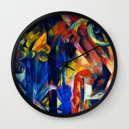 Franz Marc "Forest with squirrel" Wall Clock