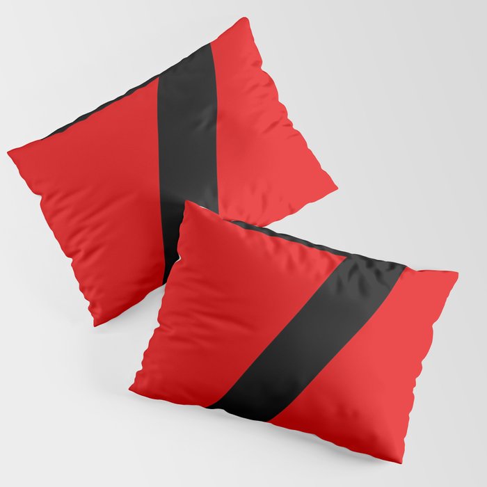 Number 7 (Black & Red) Pillow Sham