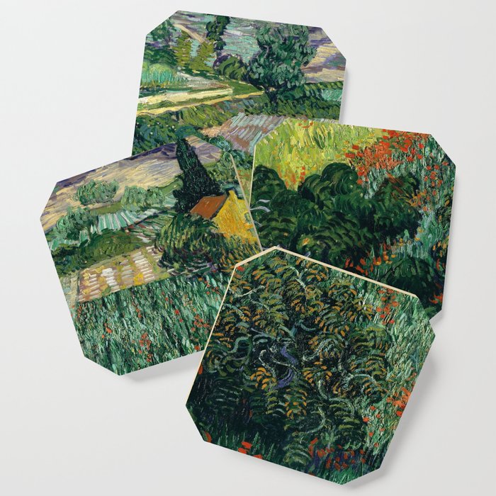 Field with Poppies by Vincent van Gogh Coaster