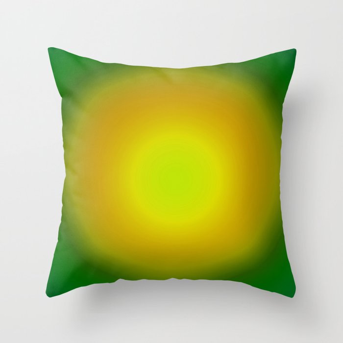 Orb Gradient // Sun Halo Throw Pillow