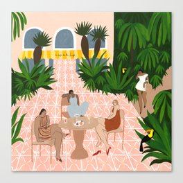 The Jungle Café Canvas Print