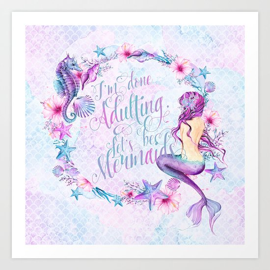 Enchanted Ocean #4 Art Print