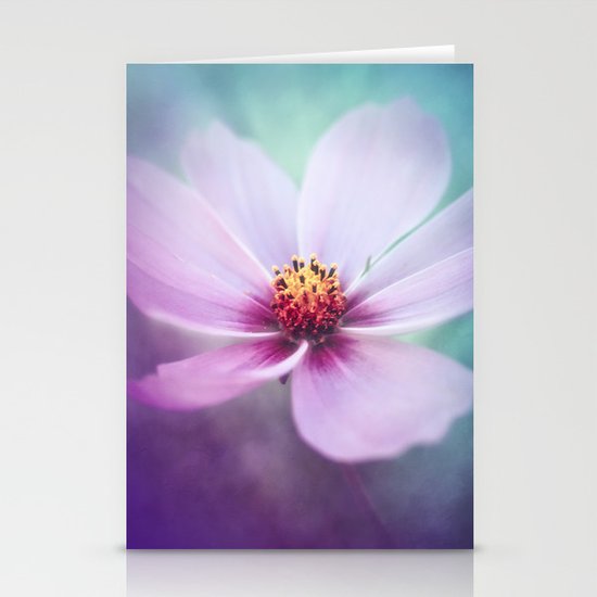 BEAUTY OF THE FOREST - PINK COSMEA FLOWER Stationery Cards