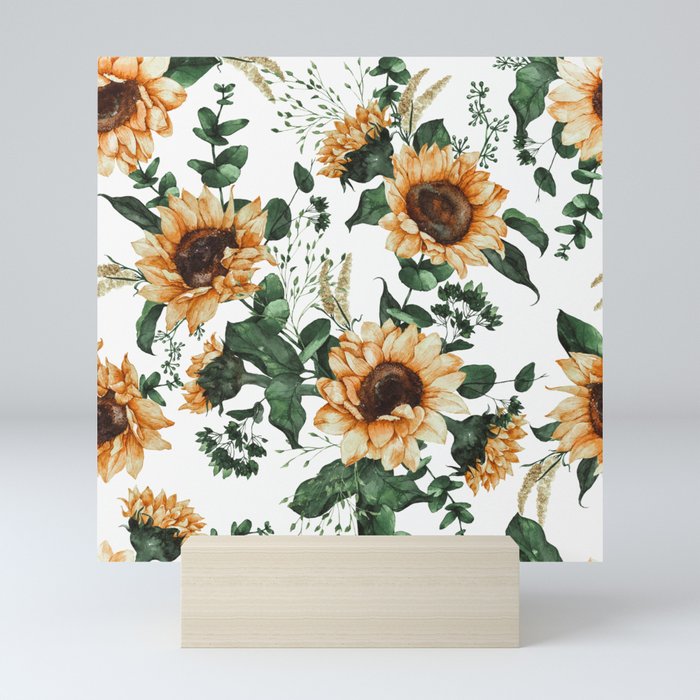 Mild Sunflowers  Mini Art Print