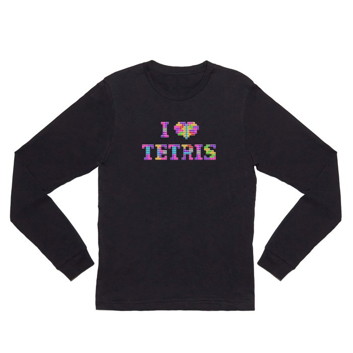 I <3 Tetris Long Sleeve T Shirt