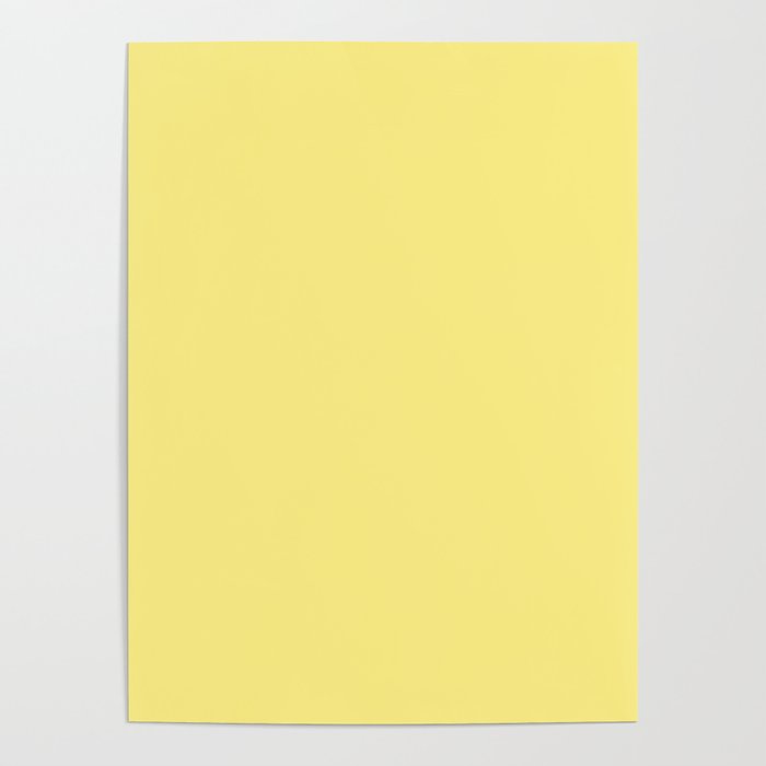 Blonde Yellow Poster