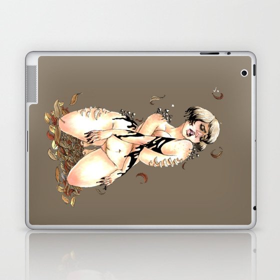 Inky Cap Laptop & iPad Skin