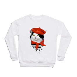 cat Frenchman Crewneck Sweatshirt