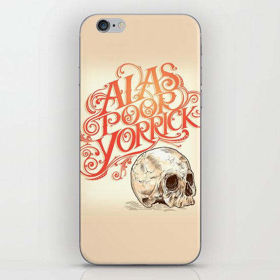 Hamlet Skull iPhone & iPod Skin