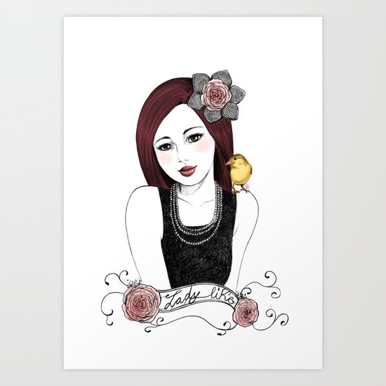 Lady Like Art Print