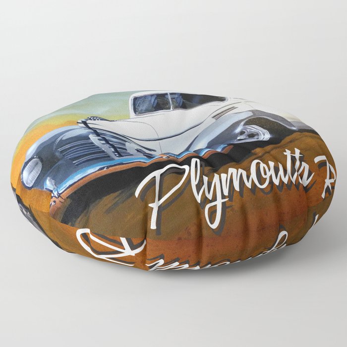 Plymouth Rocks Floor Pillow