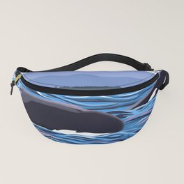 pink dolphin fanny pack