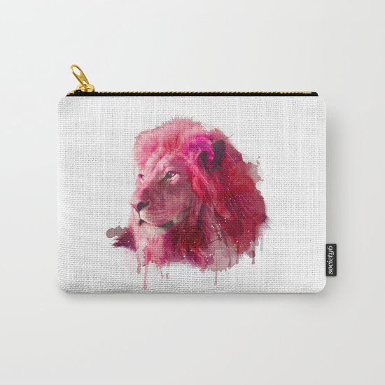 Rose Lion Carry-All Pouch
