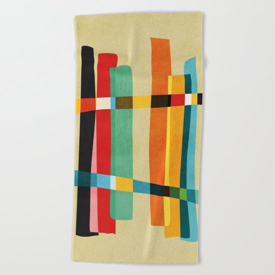 Broken Fences Beach Towel