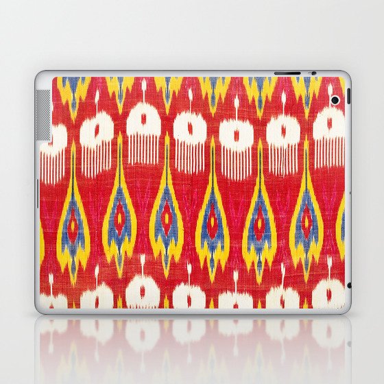 Silk Ikat Parda Uzbekistan Print Laptop & iPad Skin