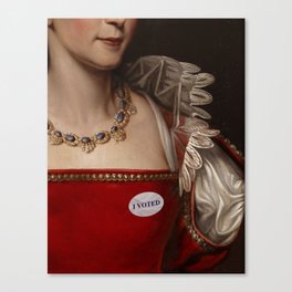 I Voted Canvas Print