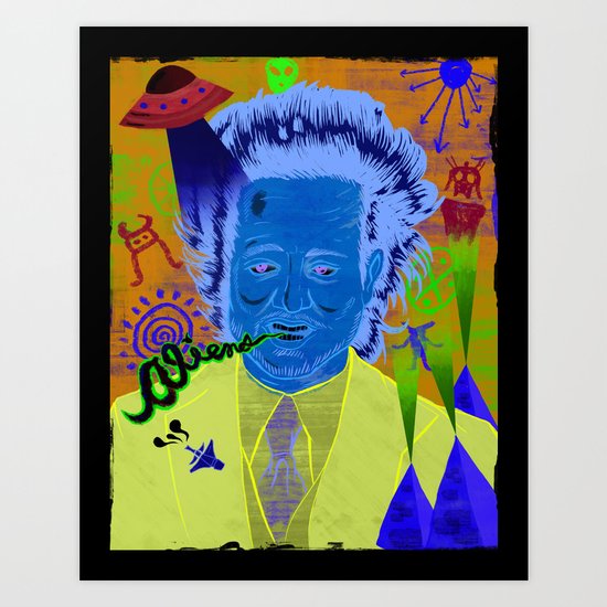 Giorgio A. Tsoukalos (ancient aliens guy) Art Print