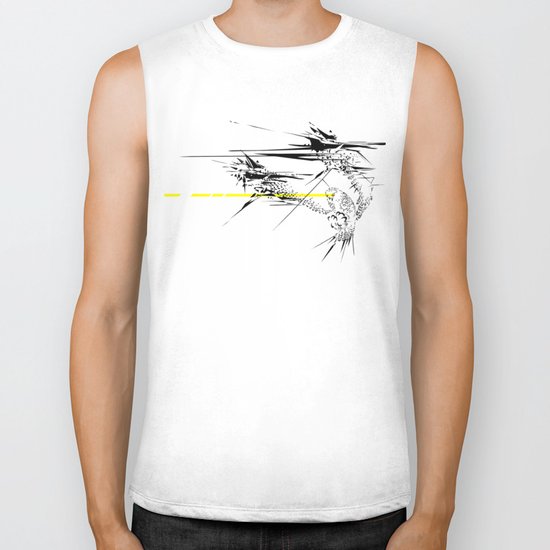 Holy Weapon // (Glitch Owl) Biker Tank