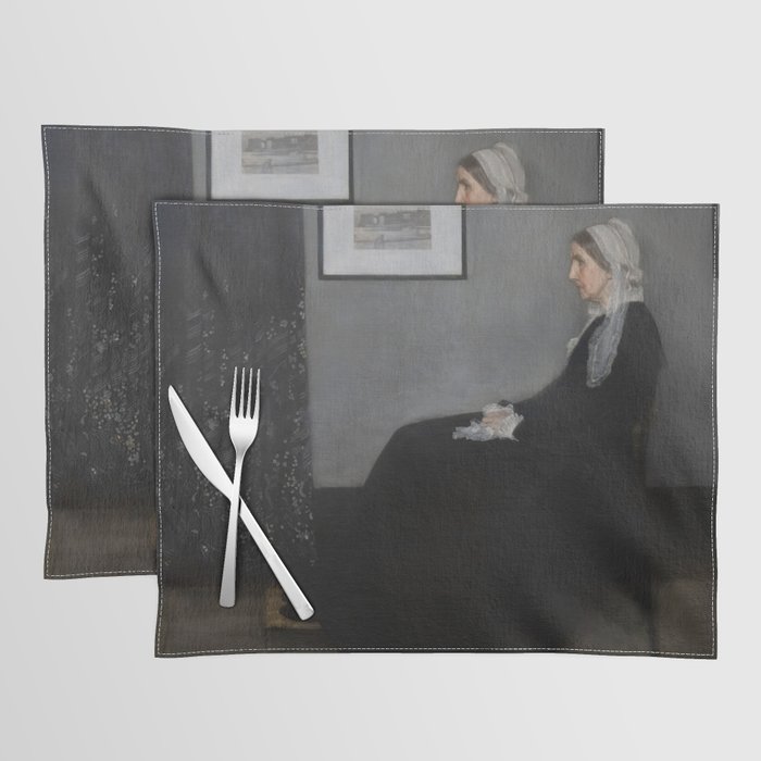 James Whistler - Portrait of the Artist's Mother Placemat