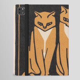 Three Cats iPad Folio Case