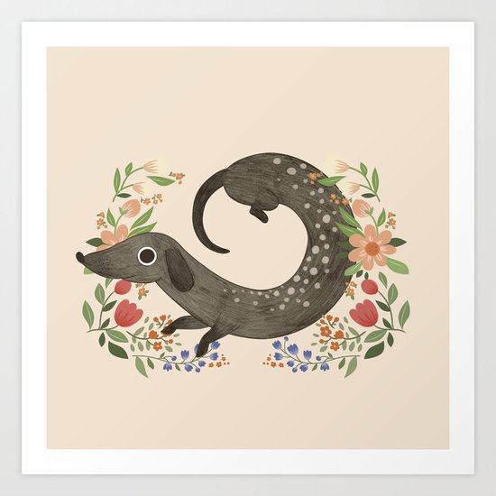 Dachshund Art Print
