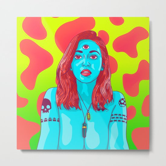 A HIGHER STATE OF CONSCIOUSNESS Metal Print