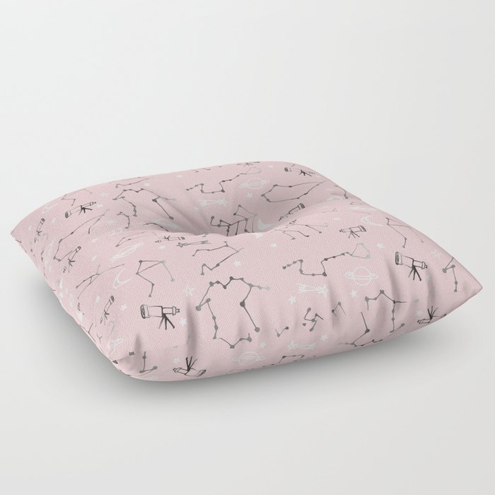 Astrology Pattern Pink #homedecor Floor Pillow