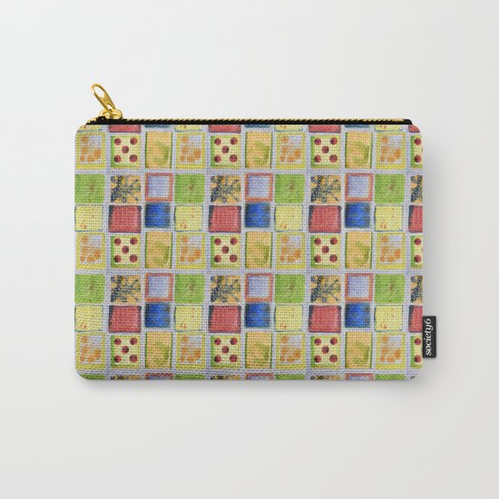 Nine Squares Showing Off Carry-All Pouch