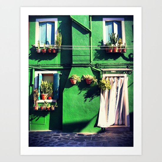 A Green life Art Print