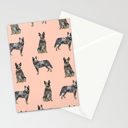 Australian Cattle Dog blue heeler dog breed gifts for cattle dog owners Stationery Card
