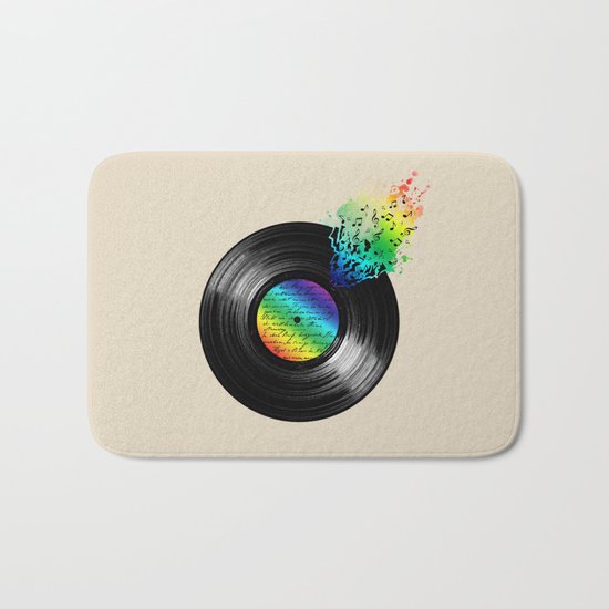 BROKEN RECORD Bath Mat