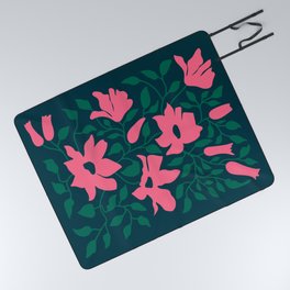 Flowers & Branches: Night Edition Picnic Blanket