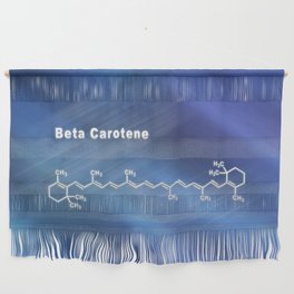 Beta Carotene, Structural chemical formula Wall Hanging