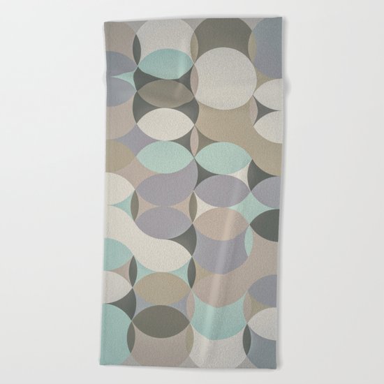 Circles III Beach Towel
