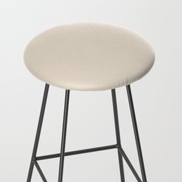 Off White Cream Ivory Solid Color Pairs PPG Glazed Pears PPG1095-2 - All One Single Shade Hue Colour Bar Stool
