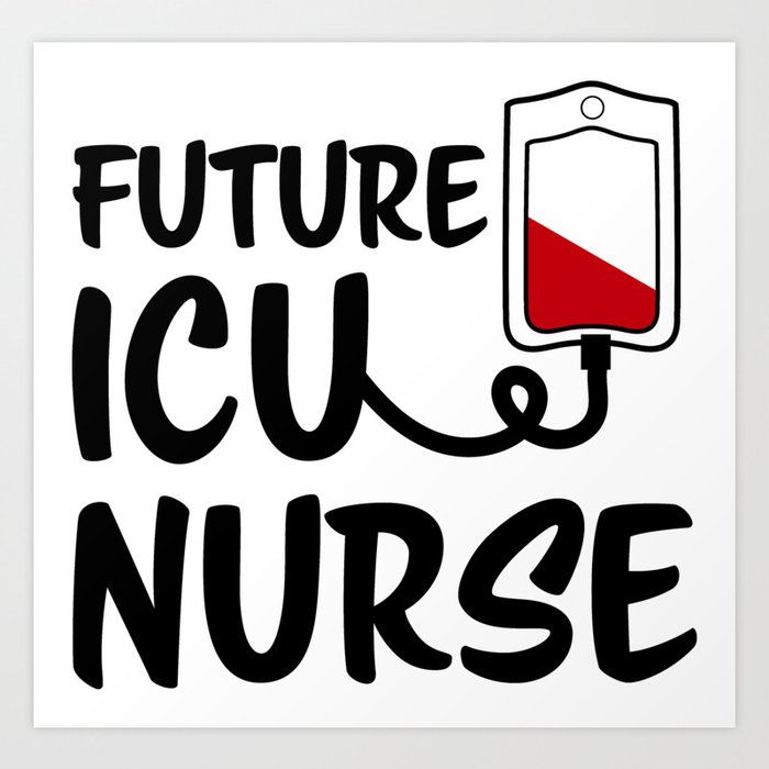 future icu nurse art print by megnance society6 future icu nurse art print by megnance