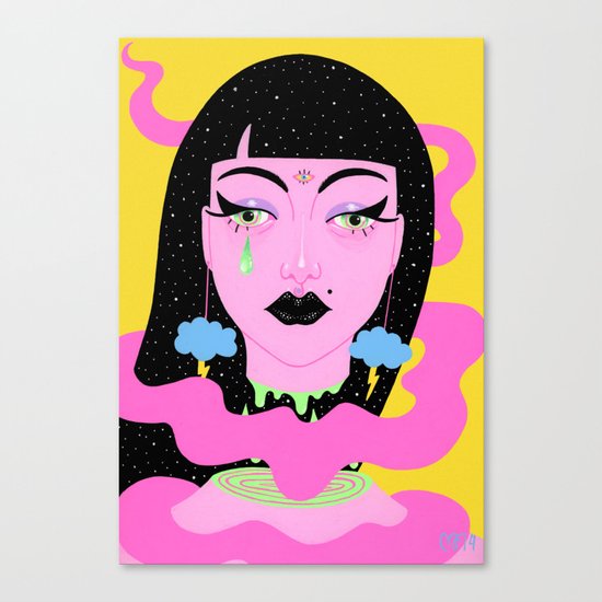 Weather Goddess Canvas Print