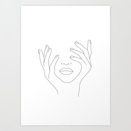 Face Art Prints For Any Decor Style Society6