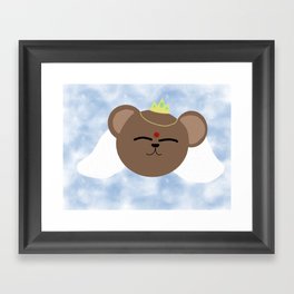dead bear Framed Art Print