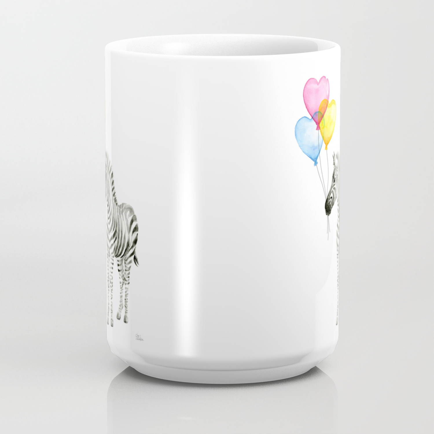 Zebra Watercolor With Heart Shaped Balloons Coffee Mug By Olechka Society6 Well, my black universal studios mug isn't as unique as the. zebra watercolor with heart shaped balloons coffee mug