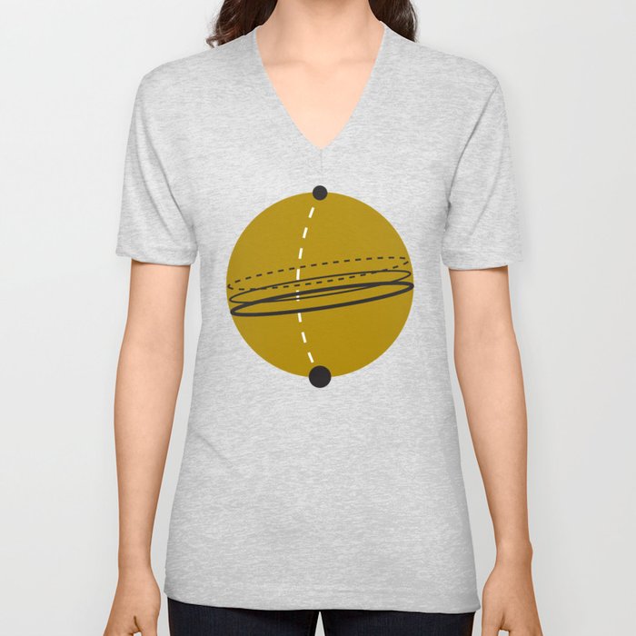 Elliptical Orbit V Neck T Shirt