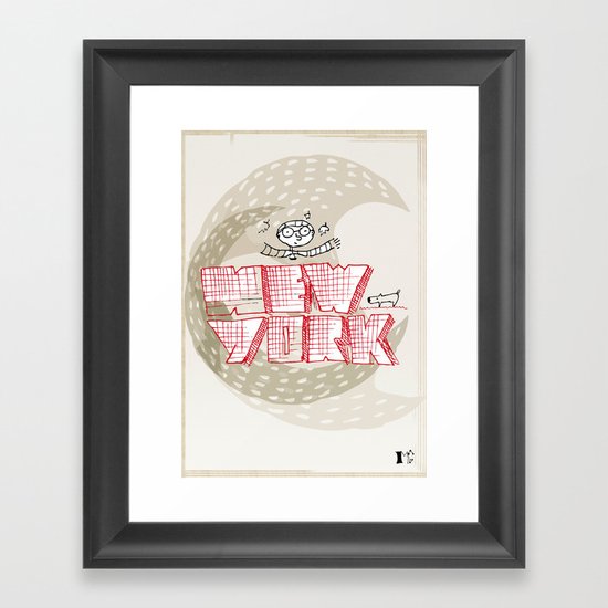 new york Framed Art Print